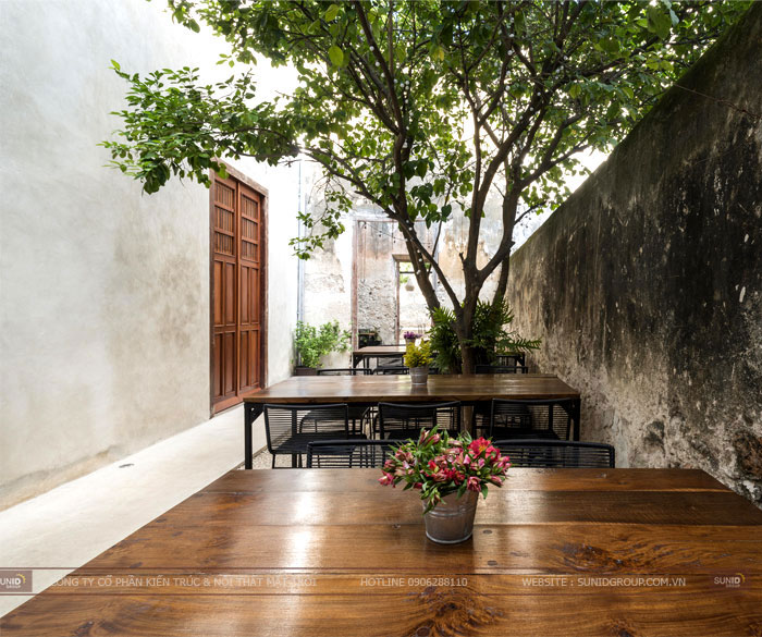 Thiết kế thi công nội thất quán cafe theo phong cách hoài cổ