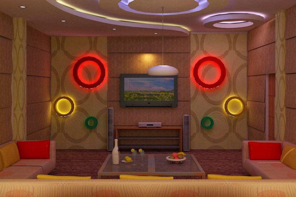 Thiết kế nội thất karaoke gia đình